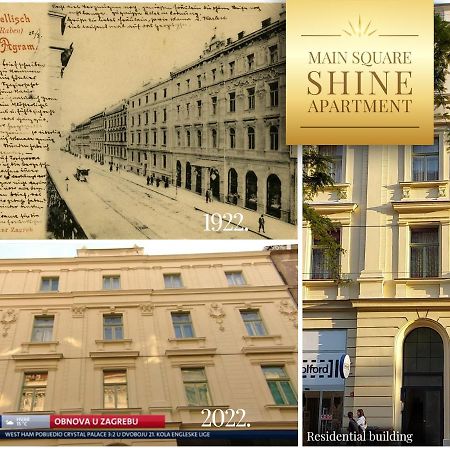Luxurios And Historic Apartment "Shine" - Right On The Main Square Zagreb Eksteriør bilde